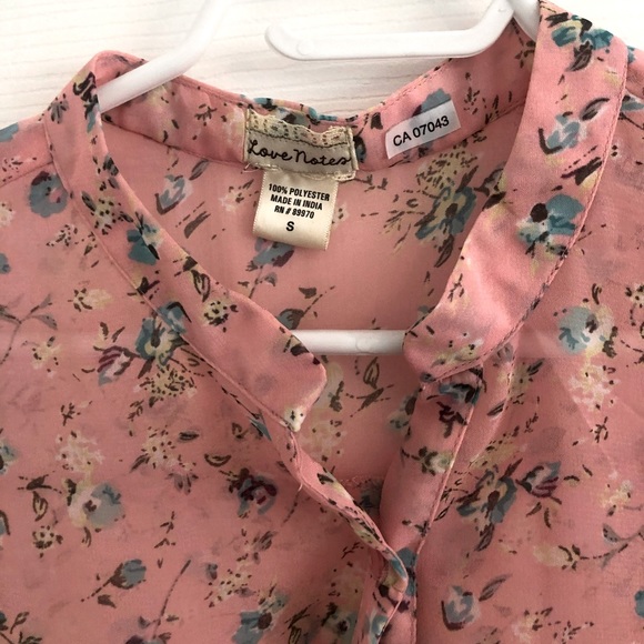 Sheer Button-Down Tie-Up Tank. - Picture 2 of 6